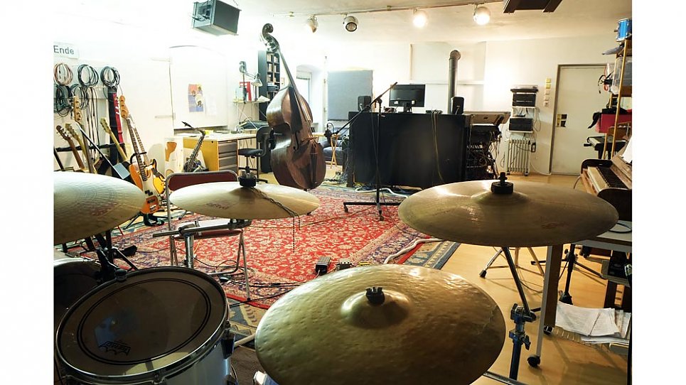 Raum von Drums aus